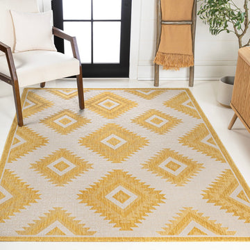 Lior Geometric Moroccan Diamond Area Rug